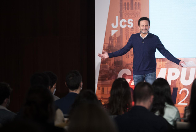 El vicesecretario general y portavoz nacional de Cs, Edmundo Bal, durante su intervención en la clausura del Campus Joven 2021.