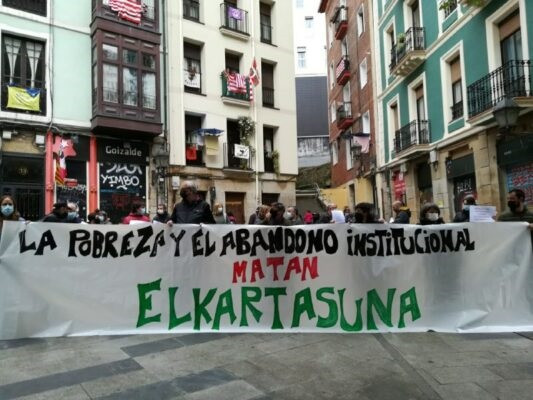 Archivo - Concentración de Ongi Etorri Errefuxiatuak.