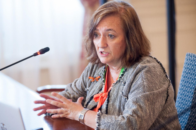 Archivo - La presidenta de la Autoridad Independiente de Responsabilidad Fiscal (AIReF), Cristina Herrero, en una imagen de archivo