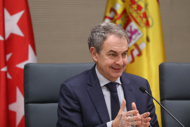 El expresidente del Gobierno José Luis Rodríguez Zapatero