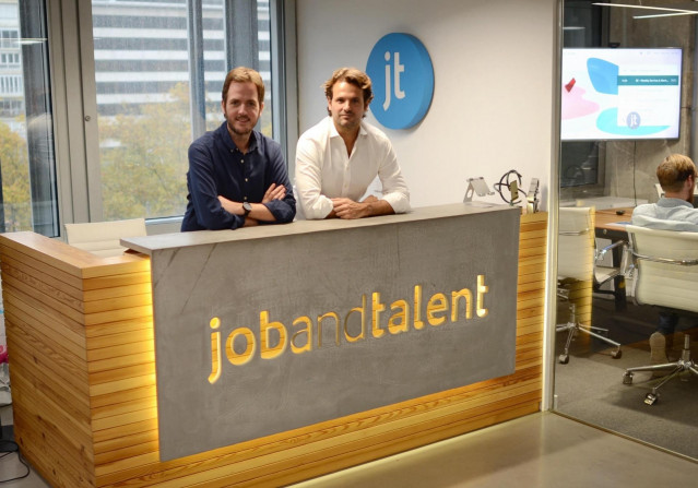 Los fundadores de Jobandtalent Felipe Navío y Juan Urdiales.