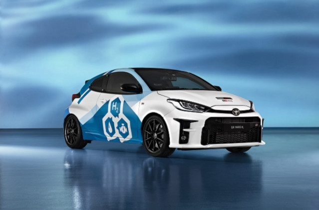 Toyota GR Yaris H2  con motor de combustión de hidrógeno