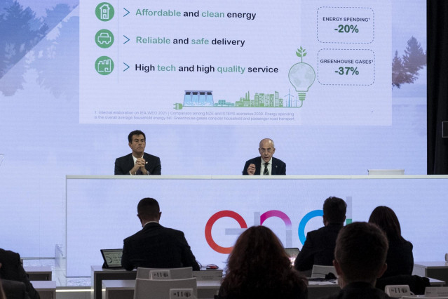 El consejero delegado de Enel, Francesco Starace, en el Capital Markets Day 2021