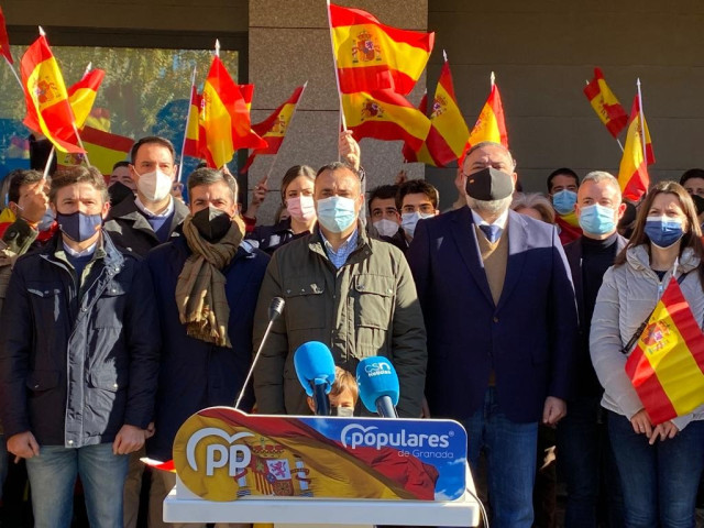 Acto del PP-A por el Día de la Constitución en Granada.