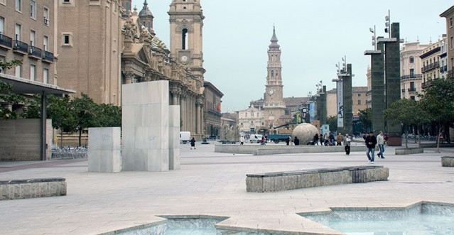 Archivo - Plaza de Zaragoza.