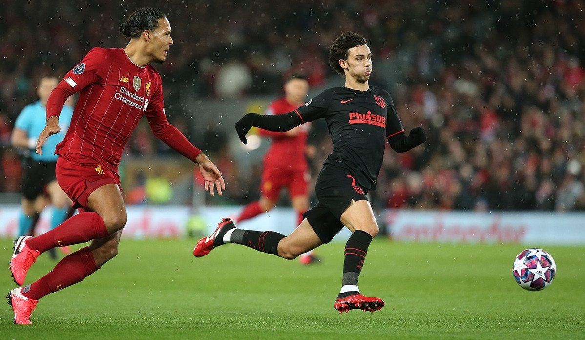 João Félix, durante un partido del Atlético de Madrid.