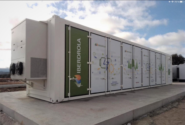 Batería de almacenamiento de Iberdrola.