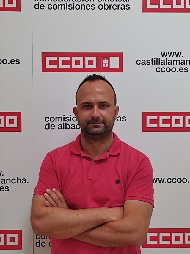 El secretario provincial de Seguridad y Salud laboral de CCOO Albacete, Paco Honrubia