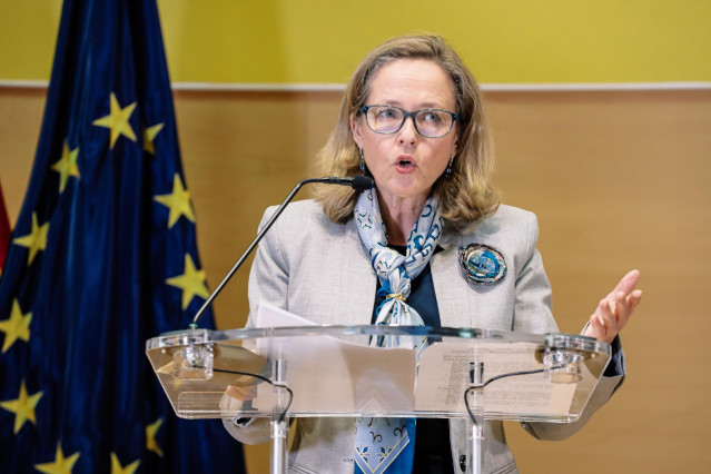 La vicepresidenta primera del Gobierno y ministra de Asuntos Económicos y Transformación Digital, Nadia Calviño