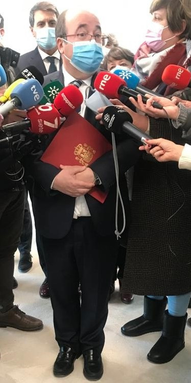 El ministro de Cultura y Deporte, Miquel Iceta.