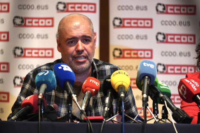 El secretario general de CCOO, Unai Sordo, en una imagen de archivo.