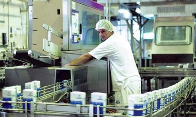 Trabajador de la industria láctea