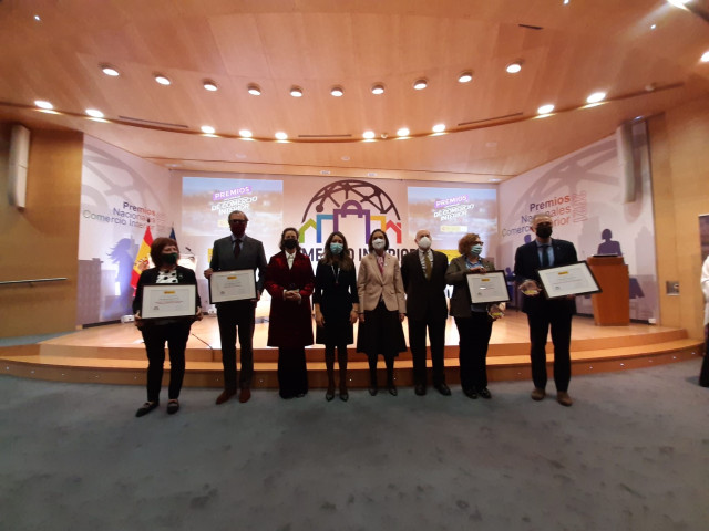 Entrega de premios de Comercio