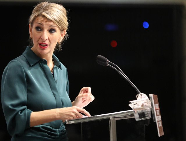 La vicepresidenta segunda del Gobierno y ministra de Trabajo y Economía Social, Yolanda Díaz, en una imagen de archivo.