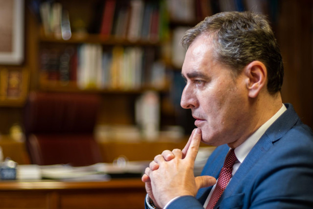 El delegado del Gobierno en Castilla-La Mancha, Francisco Tierraseca, en entrevista con Europa Press