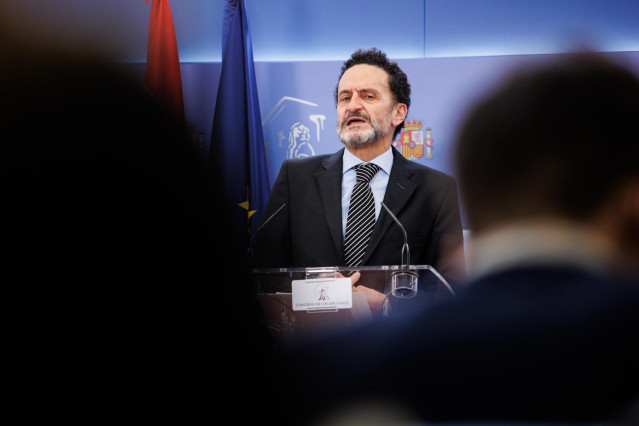 El vicesecretario general y portavoz nacional de Cs, Edmundo Bal,  interviene en una rueda de prensa