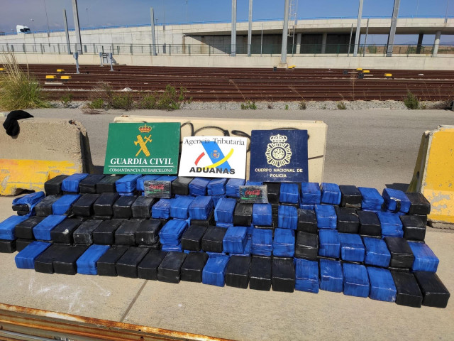 Droga incautada por la Policía Nacional y Guardia Civil con la colaboración de Agencia Tributaria y Europol