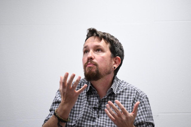 El ex vicepresidente Pablo Iglesias interviene en el ciclo 'Cataluña-España: ¿del conflicto al diálogo y la negociación política?', a 16 de noviembre de 2021, en Madrid, (España).