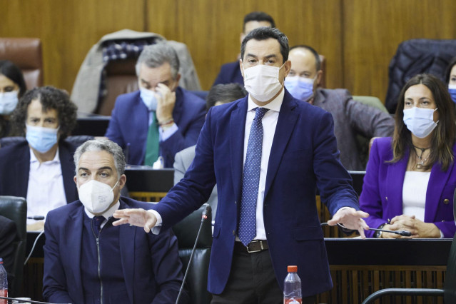 El presidente de la Junta, Juanma Moreno