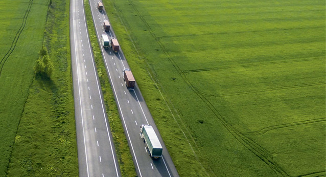 Transporte por carretera que utiliza biodiésel