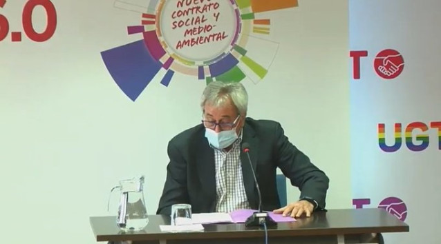 Archivo - El secretario de Organización de UGT, Rafael Espartero