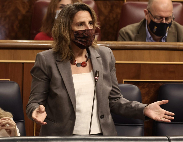 La vicepresidenta y ministra para la Transición Ecológica y el Reto Demográfico, Teresa Ribera