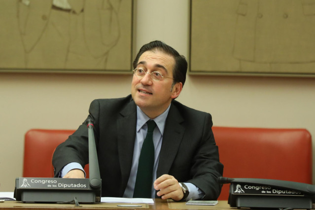Archivo - El ministro de Asuntos Exteriores, Unión Europea y Cooperación, José Manuel Albares,