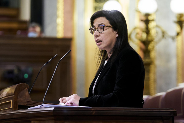 La diputada del PP, Ana Belén Vázquez, interviene en el Congreso