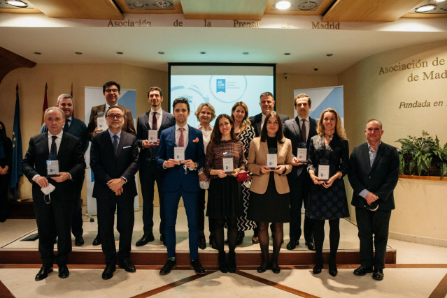 Los premiados por la 5º entrega de los Premios ASCOM 2021