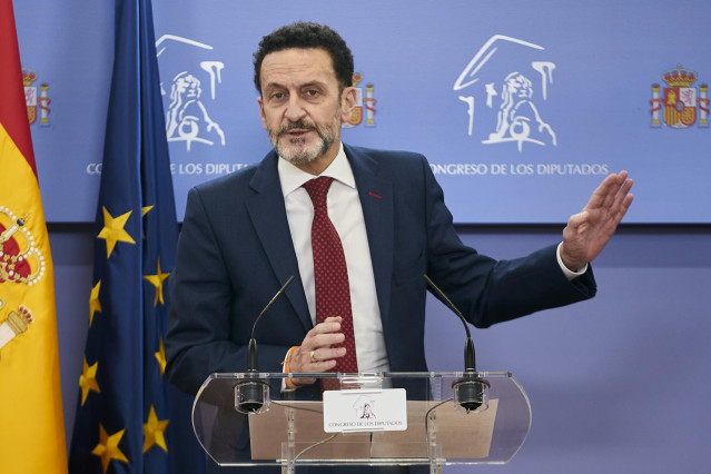 El portavoz nacional de Ciudadanos (Cs), Edmundo Bal, en una rueda de prensa