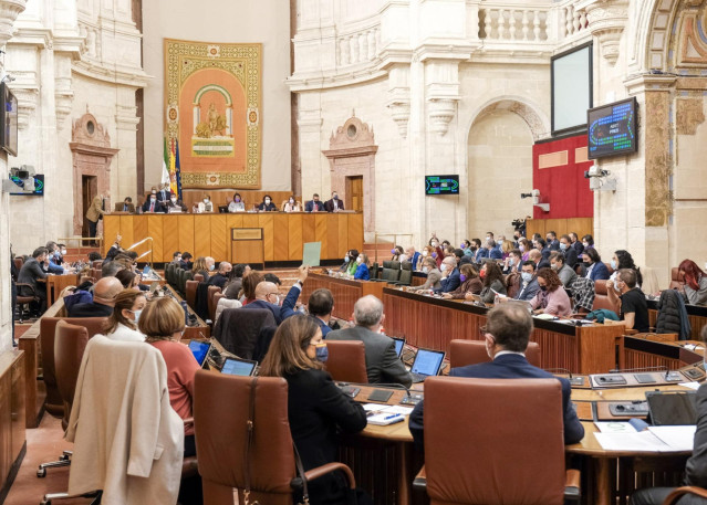 Pleno del Parlamento andaluz