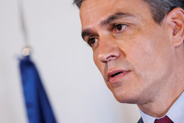 El presidente del Gobierno, Pedro Sánchez