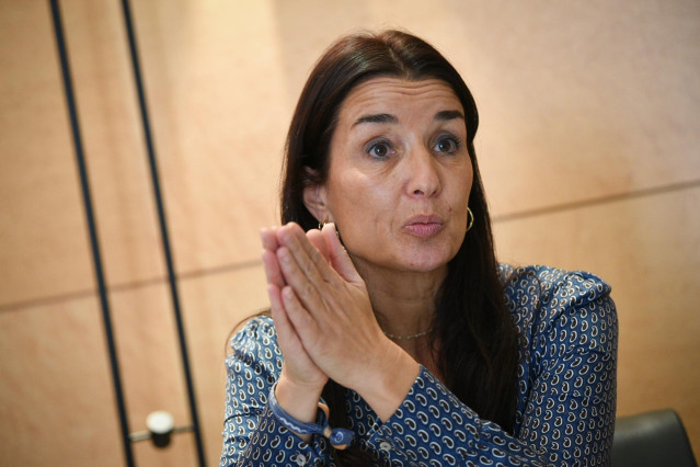 La síndica de Ciudadanos (Cs) en Les Corts, Ruth Merino, durante una entrevista para Europa Press, a 2 de diciembre de 2021, en Valencia, Comunidad Valenciana (España).