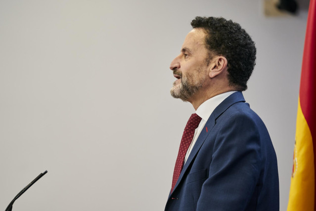 El portavoz nacional de Ciudadanos (Cs), Edmundo Bal, en una rueda de prensa.