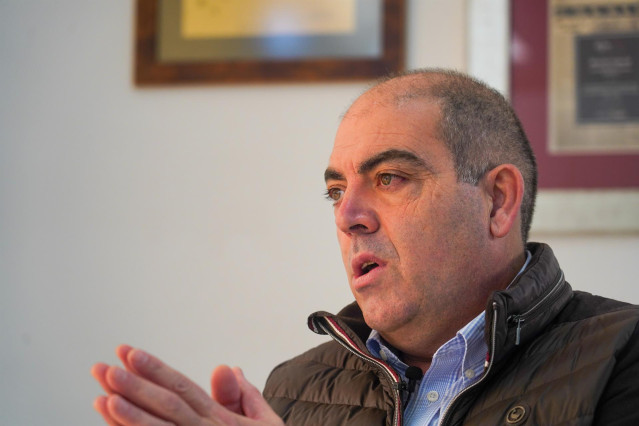 El presidente de ATA y vicepresidente de la CEOE, Lorenzo Amor, en la entrevista con Europa Press