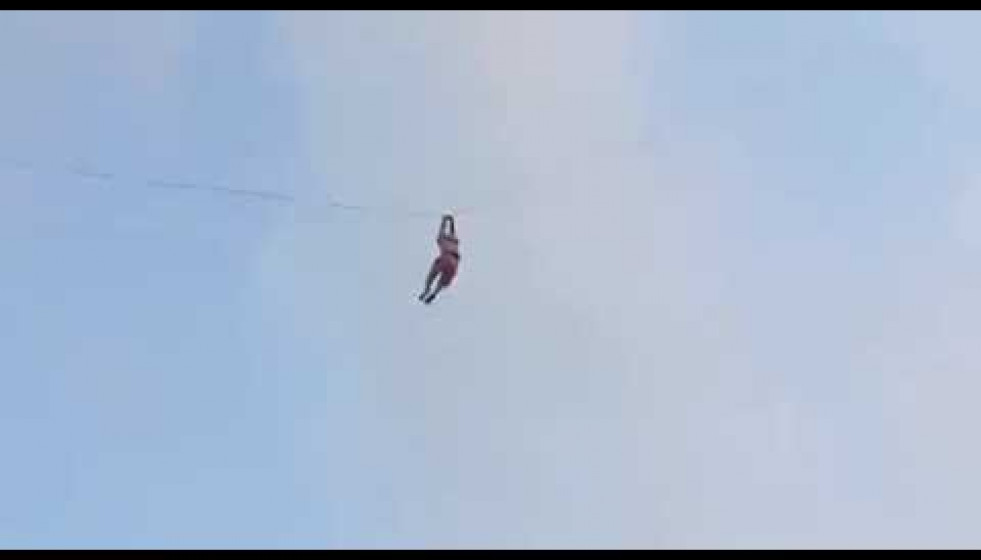 A youth flying a kite in Point Pedro, Jaffna. SriLanka.