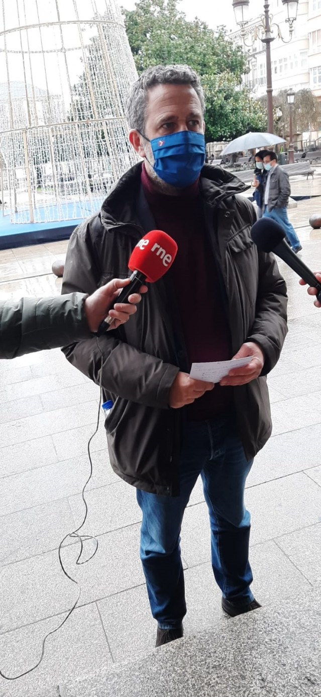 El vicesecretario de participación del PP, Jaime de Olano, en Lugo.