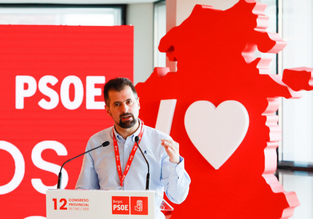 El secretario general del PSOE de Castilla y León, Luis Tudanca