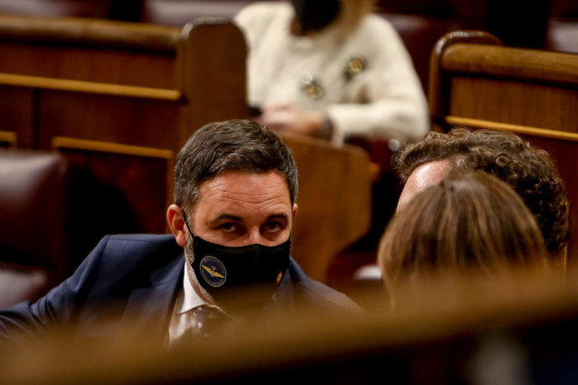 El presidente de Vox, Santiago Abascal