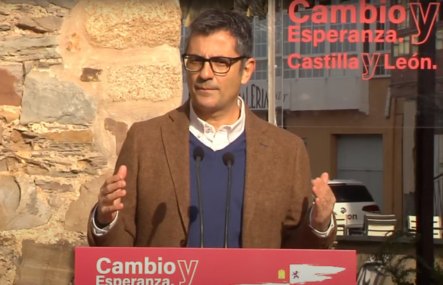 El secretario para la Reforma Constitucional y Nuevos Derechos del PSOE y ministro de la Presidencia, Relaciones con las Cortes y Memoria Democrática del Gobierno de España, Félix Bolaños, en una intervención en un acto del PSOE