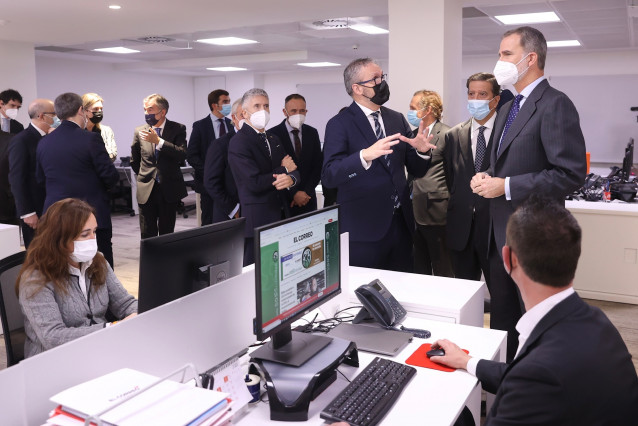 El Rey Felipe VI inaugura en Bilbao la nueva sede del diario El Correo