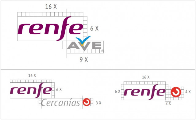 Logotipos de las distintas marcas de Renfe