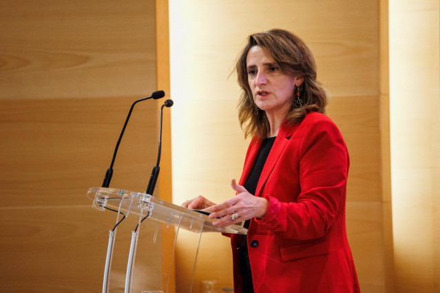 Archivo - La vicepresidenta y ministra para la Transición Ecológica y el Reto Demográfico, Teresa Ribera, presenta el Perfil Ambiental de España 2020, a 14 de diciembre de 2021, en Madrid (España).
