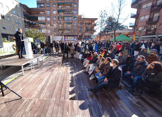 Espinosa de los Monteros interviene en un acto en Medina del Campo.