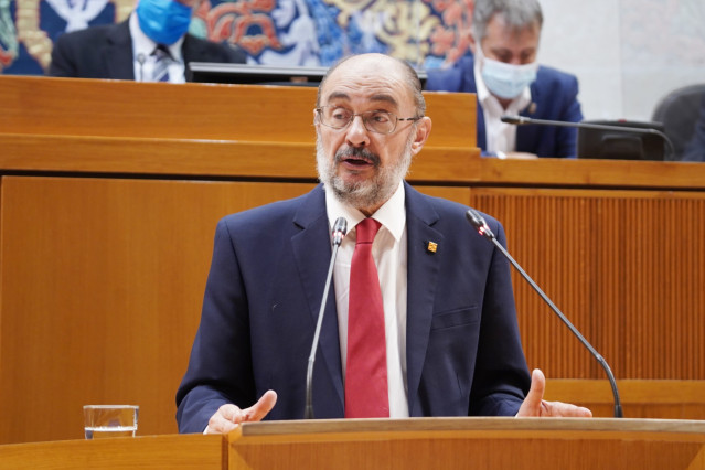 Archivo - El presidente del Gobierno de Aragón, Javier Lambán.