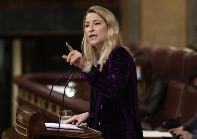 Archivo - La diputada de Ciudadanos en el Congreso y portavoz de Presupuestos, María Muñoz, interviene en una sesión plenaria en el Congreso de los Diputados, a 22 de noviembre de 2021, en Madrid, (España). El proyecto de Presupuestos Generales del Estado