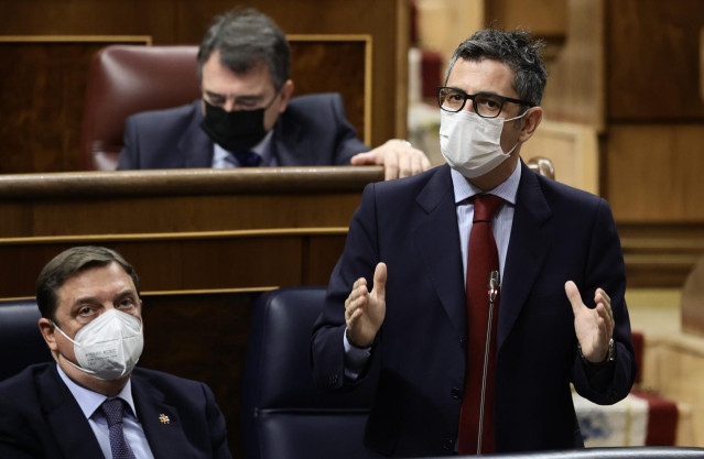 El ministro de la Presidencia, Relaciones con las Cortes y Memoria Democrática, Félix Bolaños
