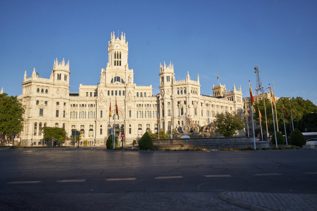 Archivo - El Palacio de Cibeles, sede del Ayuntamiento de Madrid