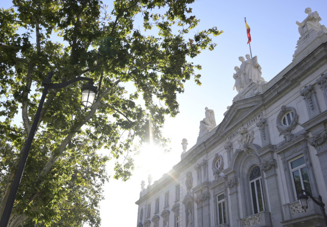 Archivo - La fachada del Tribunal Supremo, en Madrid, en una imagen de archivo.