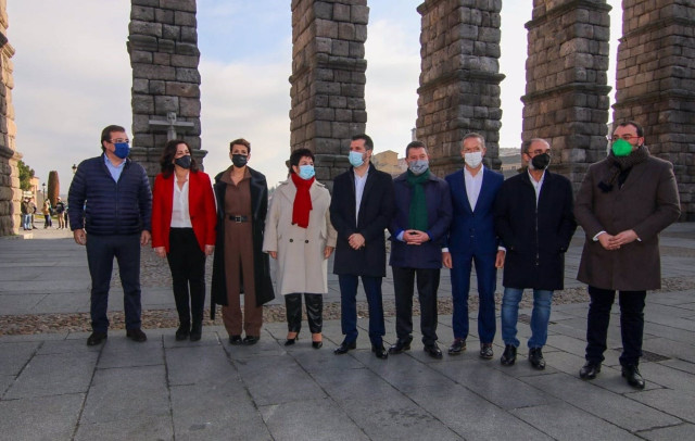 Convención de presidentes socialistas en Segovia en el marco de las elecciones en Castilla y León bajo el título 'El modelo autonómico socialista'.